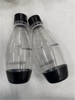 2PCS SODASTREAM CARBONATING BOTTLES 0.5L