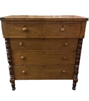 Empire Chest of Drawers in cherry and tiger m