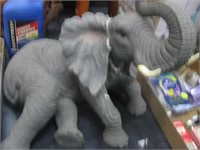 Elephant 13 inches Tall - Head was glued back on