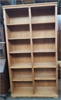 12 Shelf Adjustable Book Shelf. 45.5"x12"x84"