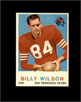 1959 Topps #148 Billy Wilson EX to EX-MT+