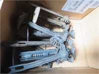 BOX OF JACK STANDS - SOME ARE FROM W.E. PRATT