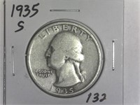 1935-S Washington Quarter