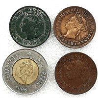 GROS SOUS 1¢ CANADA 1887, 1900 et 1901