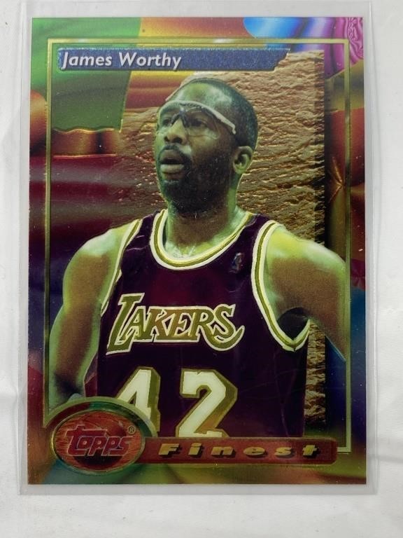 1993 Finest Premier HOF James Worthy Card