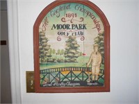 Moor Park Golf Club Wood Wall Hanging Art