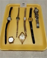 LADIES WATCHES - QTY 7 - 2 NO BANDS