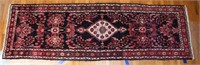 Persian hand woven runner, approximately 37"x119"