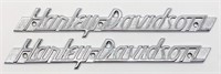 Repro. Harley-Davidson Tank Emblems 9-3/4" L x