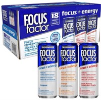 18-Pk Focus Factor Energy Drink, 355ml