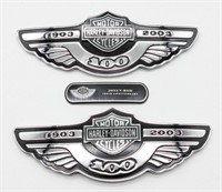 Harley-Davidson Tank Emblems 100th Anniversary