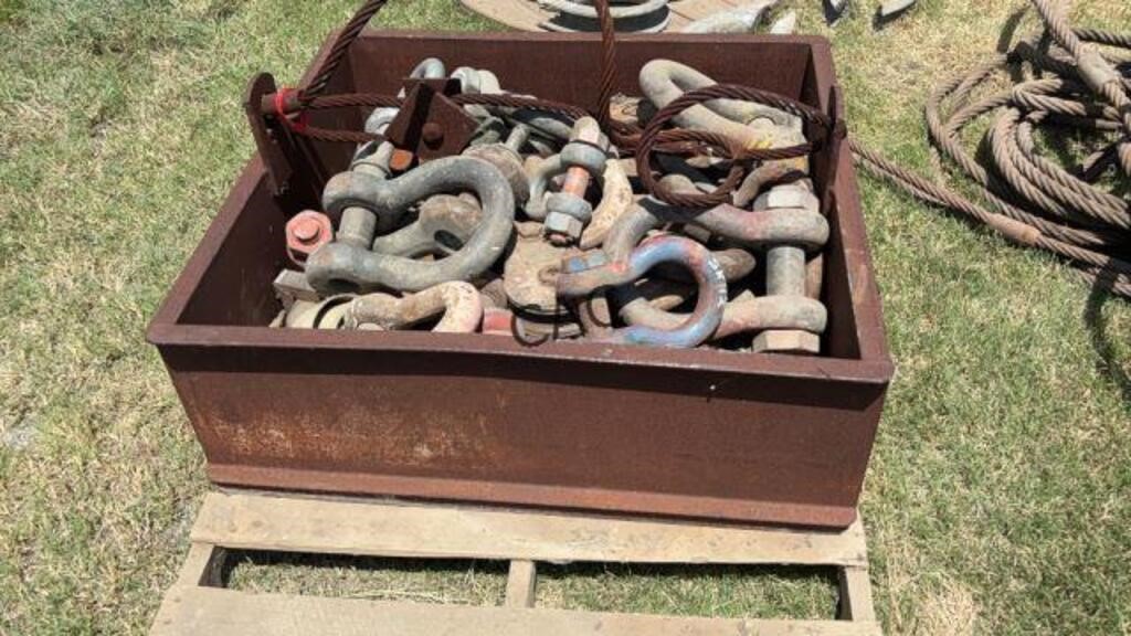 Pallet Lot of Heavy Duty Shackles