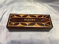 HANDMADE HAITI WOODEN BOX