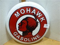 Mohawk Gasoline Sign 12" Round