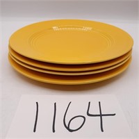 Yellow Pottery Plates