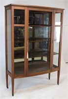Edwardian Display Cabinet w/ Mirror Back