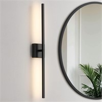 CCYCOL Black Bathroom Light Fixtures 360° Rotatabl