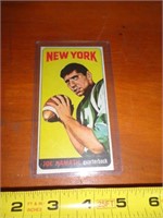 NAMATH FOOTBALL CARD / SEE DESCR