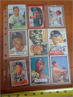 9 - MICKEY MANTLE BASEBALL CARDS / SEE DESCR