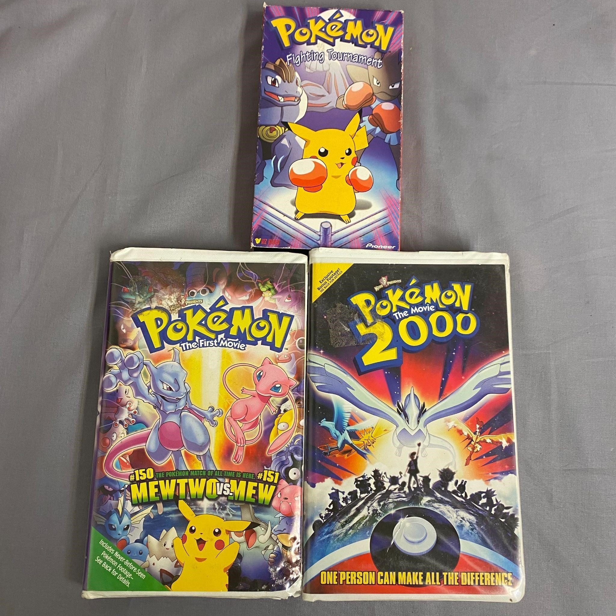 Pokemon VHS Lot of 3