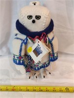 Taluq Inuit Hand Made packing Snowy Owl Retail