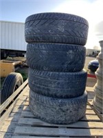 4 - 305/40R22 Tires c/w Rims (off GMC Canyon)