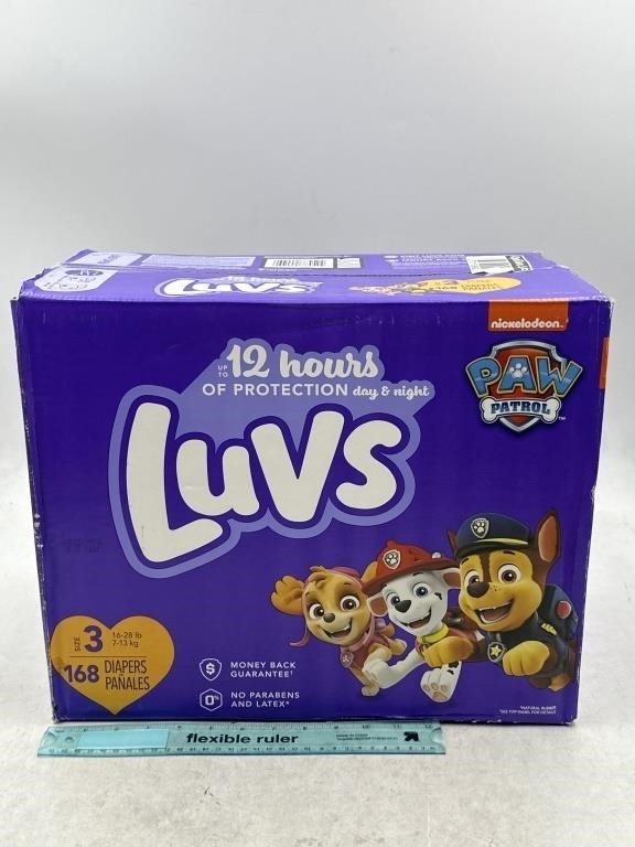 NEW Luvs Size 3-168ct Diapers