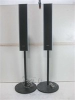 Two 41" Sony Stand Speakers Untested