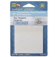 Redi-Tag-SeeNote Stickies Transparent Sticky