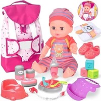 Baby Care Doll Toys Set, 20PCS Realistic Doll