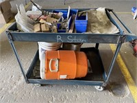 Cart with contents