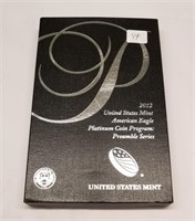 2012 Platinum One Ounce Proof U.S. Mint Preamble