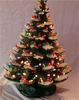 23" Vintage Ceramic Christmas Tree