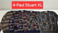 4 Paul Stuart XL Sweaters