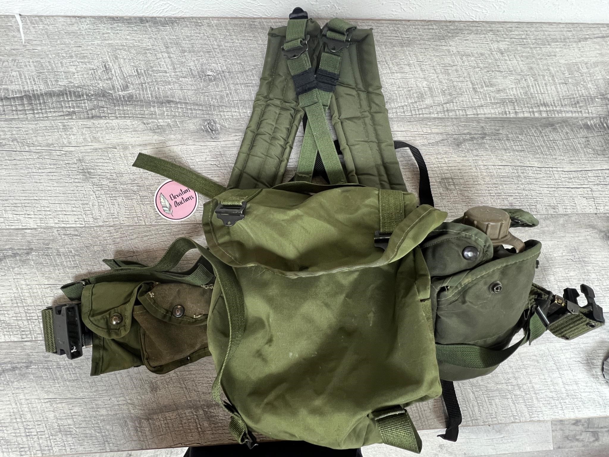 Military suspender belt combo w accessory pouches