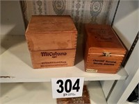 (2) Cigar Boxes (R3)