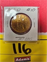 1906-D LIBERTY 10 DOLLAR GOLD PIECE