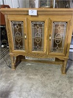 CHINA CABINET - GLASS DOORS / LIGHTED