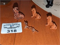 Dachshund miniature figures