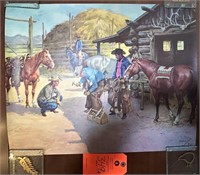 Cowboy Scene by Charlie Dye