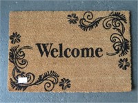 "WELCOME" MAT APPROX. 35" X 24"