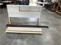 Full Size Bed Frame. Wooden Headboard and