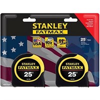 C1741  Stanley Tape Measure, 25' x 2 Pack