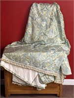 Opulent Vintage Silk Scalamandre Bedcover