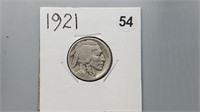 1921 Buffalo Nickel rd1054