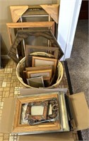 Picture Frames and Basket
- 18” x 27” and