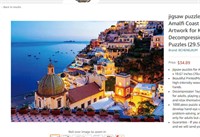 jigsaw puzzles for adults 1000 Piece -Amalfi Coast