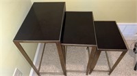 Metal nesting side   tables no shipping
