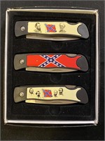 Confederate Flag Pocket Knife Collection