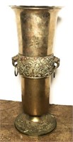Brass Umbrella Stand with Banded Detailed Design
